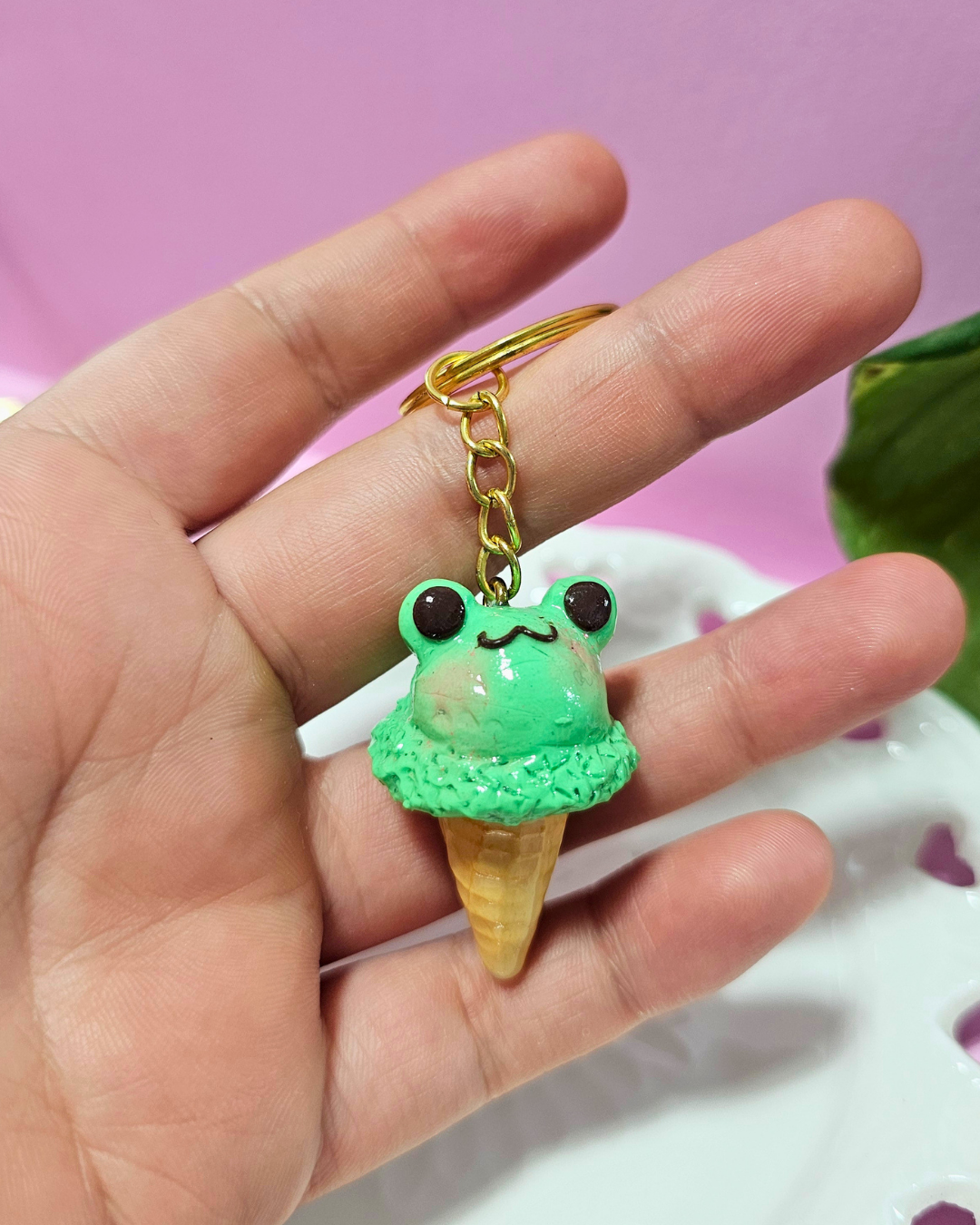 llavero Fresita Piggy Cone