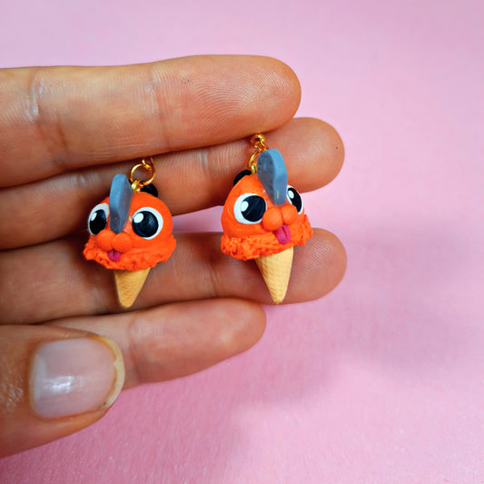 aretes helado pochita hipoalergenicos